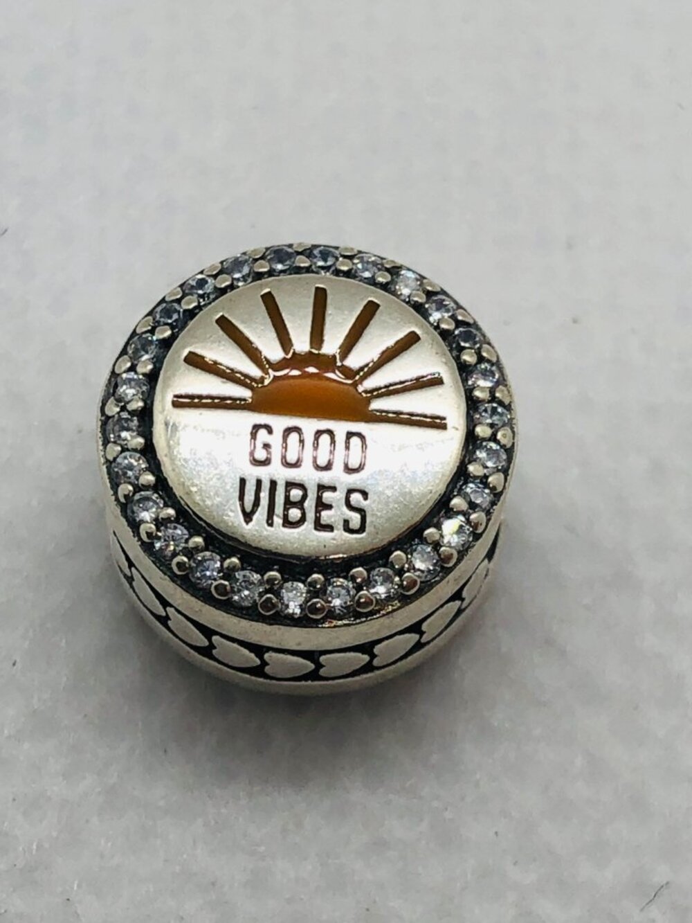 ✨ ✨Pandora Good vibes Bead Charm S925 Silver with box